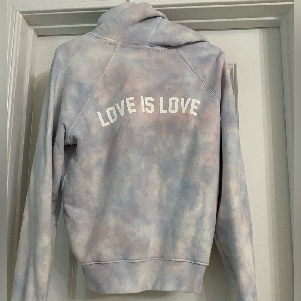 Spiritual Gangster Love is Love Tie-Dye Hoodie Size Small